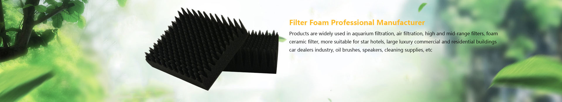 Mb Filter Foam Professional Manufacturer
